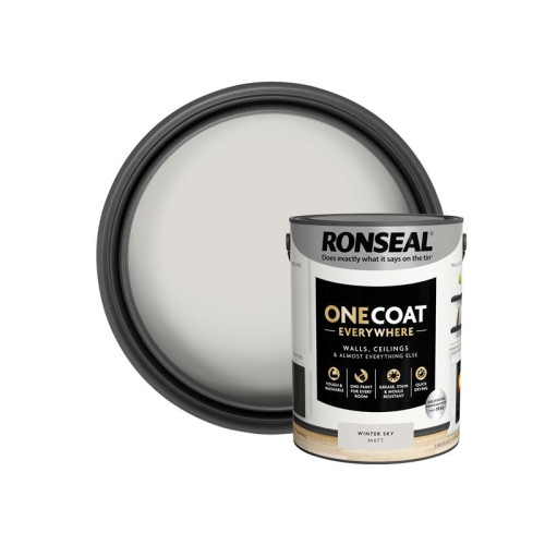 Ronseal One Coat Everywhere Interior Winter Sky Matt 5 litre