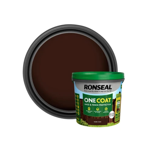 Ronseal One Coat Fence Life Dark Oak 5 Litre