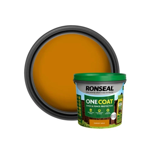 Ronseal One Coat Fence Life Harvest Gold 5 Litre