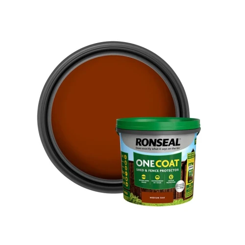 Ronseal One Coat Fence Life Medium Oak 5 Litre