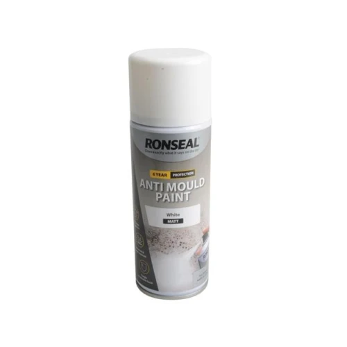 Ronseal 6 Year Anti Mould Aerosol White Matt 400ml