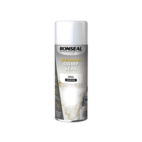 Ronseal Quick Dry Damp Seal Aerosol White 400ml