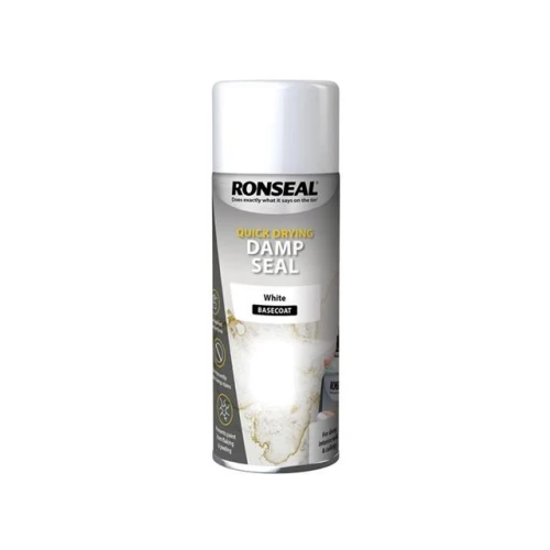 Ronseal Quick Dry Damp Seal Aerosol White 400ml