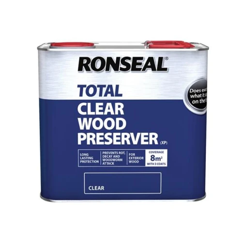 Ronseal Trade Total Wood Preserver Clear 2.5 litre