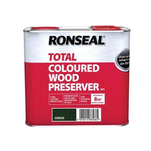 Ronseal Trade Total Wood Preserver Green 2.5 litre