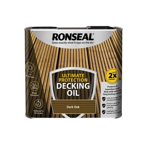 Ronseal Ultimate Decking Oil Dark Oak 2.5 Litre
