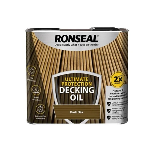 Ronseal Ultimate Decking Oil Dark Oak 2.5 Litre