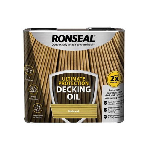 Ronseal Ultimate Decking Oil Natural 2.5 Litre