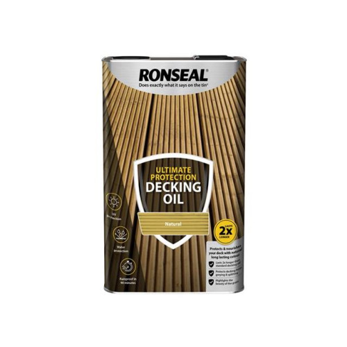 Ronseal Ultimate Protection Decking Oil Natural 5 Litre