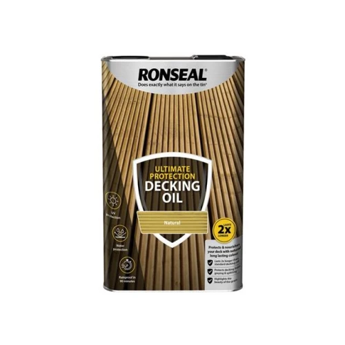 Ronseal Ultimate Protection Decking Oil Natural 5 Litre