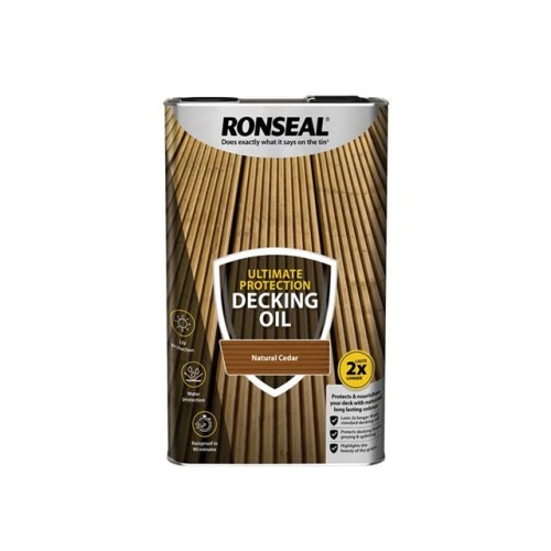 Ronseal Ultimate Protection Decking Oil Natural Cedar 5 Litre