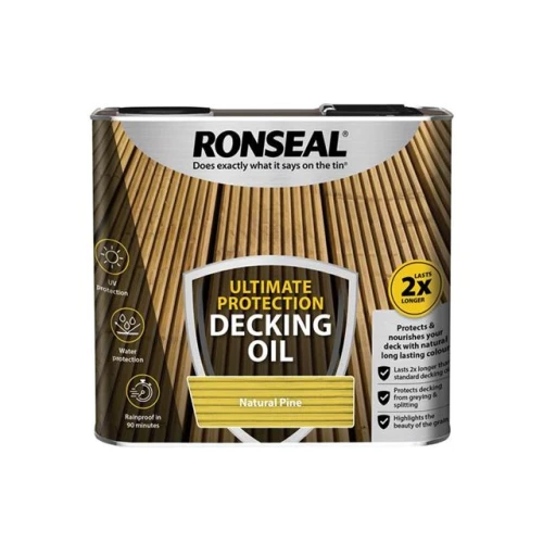 Ronseal Ultimate Decking Oil Natural Pine 2.5 Litre