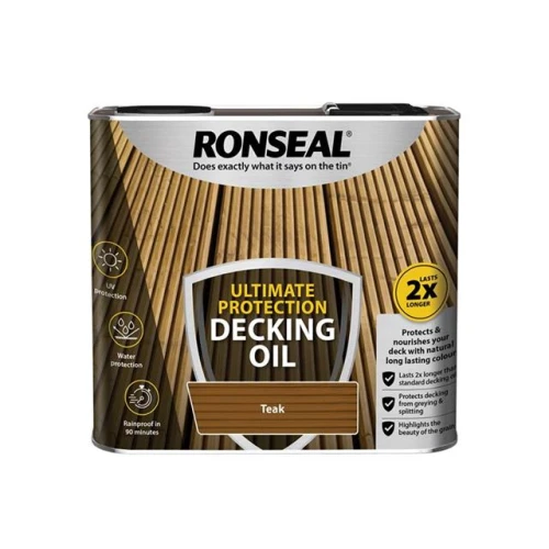 Ronseal Ultimate Decking Oil Teak 2.5 Litre