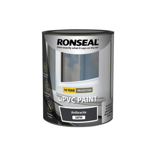Ronseal uPVC Paint Anthracite Satin 750ml