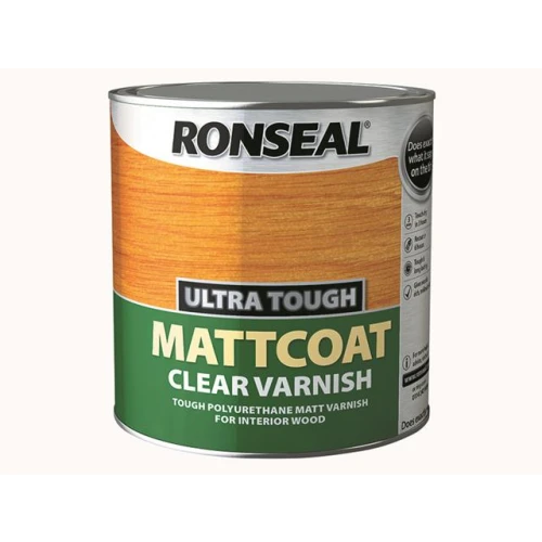 Ronseal Ultra Tough Internal Clear Mattcoat Varnish 2.5 Litre
