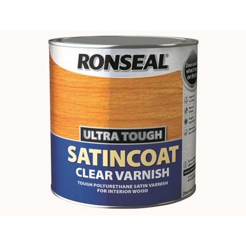 Ronseal Ultra Tough Internal Clear Satincoat Varnish 2.5 Litre
