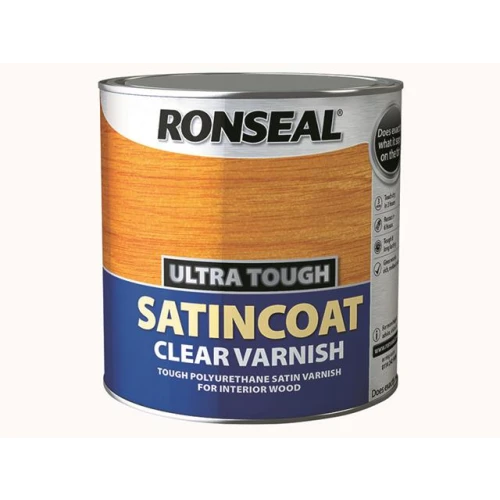 Ronseal Ultra Tough Internal Clear Satincoat Varnish 2.5 Litre