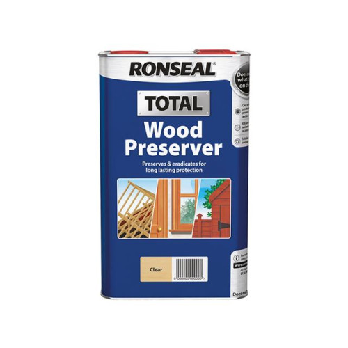 Ronseal Total Wood Preserver Clear 5 Litre