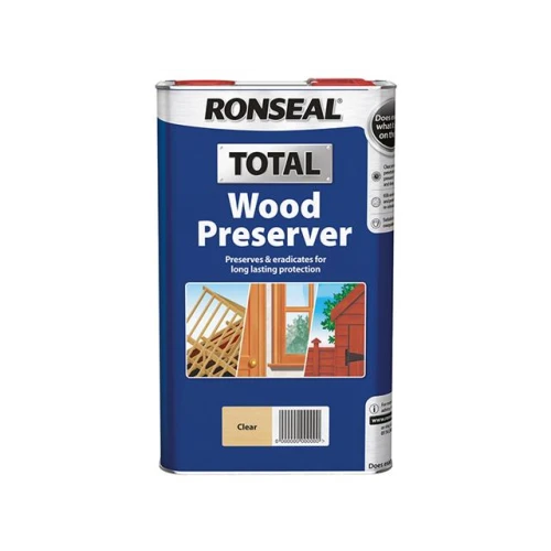 Ronseal Total Wood Preserver Clear 5 Litre