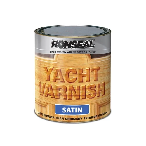Ronseal Exterior Yacht Varnish Satin 2.5 Litre