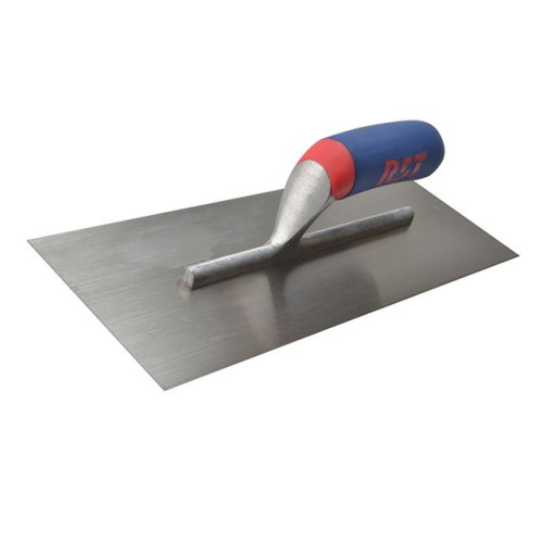 RST Plasterers Finishing Trowel Carbon Steel Soft Grip Handle 16in x 4.1/2in