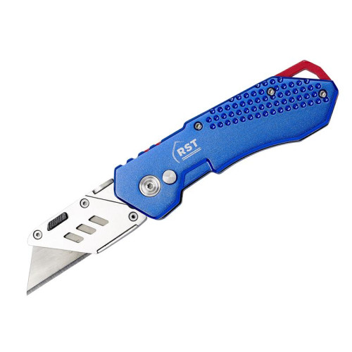 RST Aluminium Blue Folding Knife