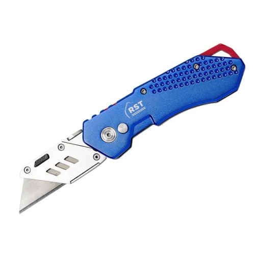RST Aluminium Blue Folding Knife