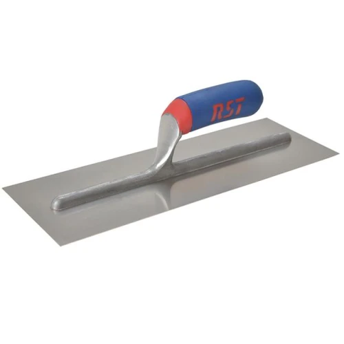 RST Plasterers Finishing Trowel Stainless Steel Softgrip Handle 11in x 4.1/2 in