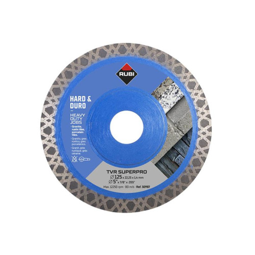 Rubi TVR125 TVR SUPERPRO Diamond Blade 125mm