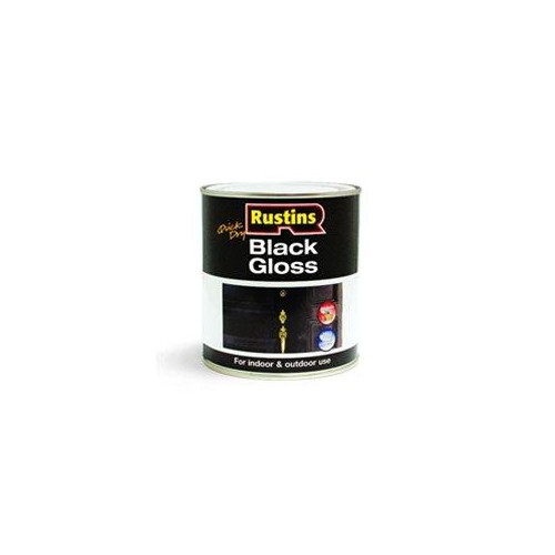 Rustins Quick Dry Matt Black Paint