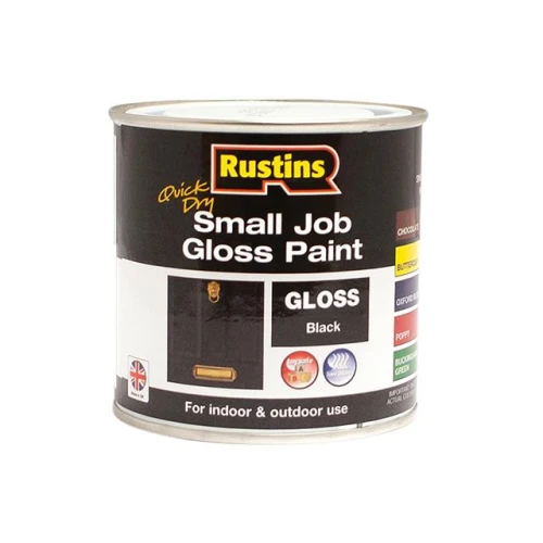 Rustins Small Job Gloss Black