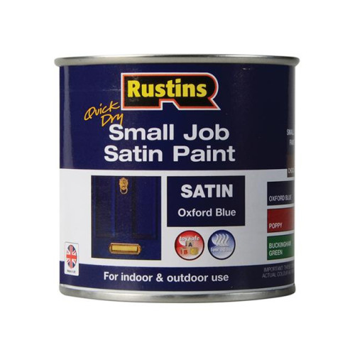 Rustins Small Job Satin Oxford Blue