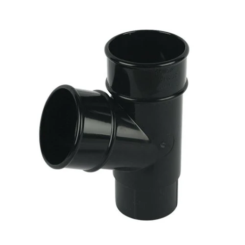 68mm 112.5&Acirc;&ordm; DOWNPIPE BRANCH Black