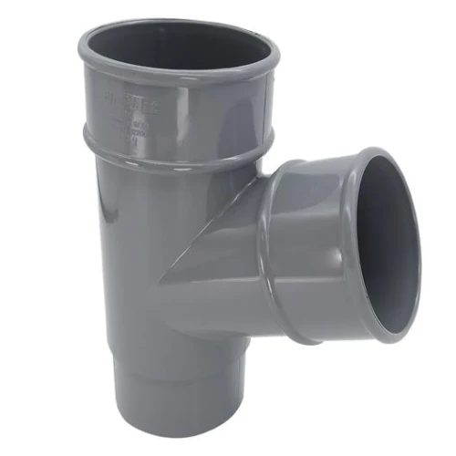 68mm 112.5&Acirc;&ordm; DOWNPIPE BRANCH Grey