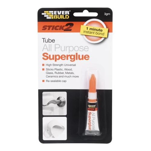 S2 ALL PURP SUPERGLUE TUBE 3GM
