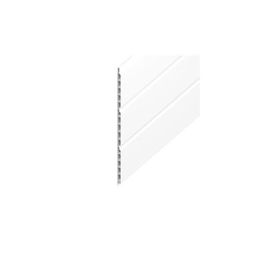 300mm Hollow Soffit Board White 5 Metre