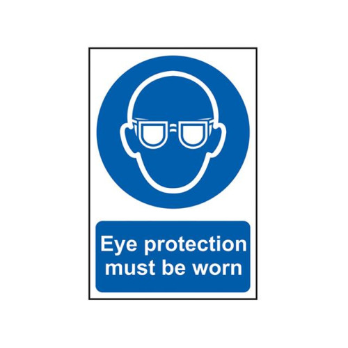 Scan Eye Protection Must Be Worn - PVC 200 x 300mm