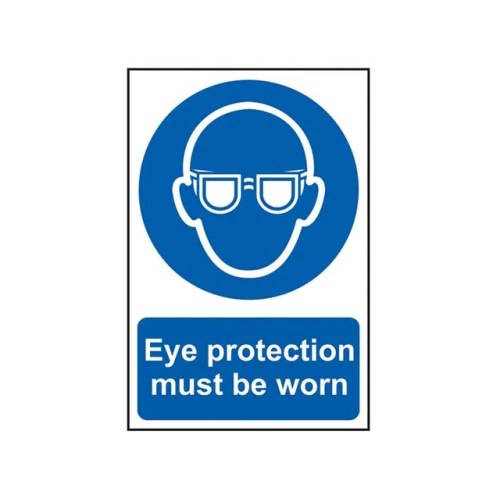 Scan Eye Protection Must Be Worn - PVC 200 x 300mm