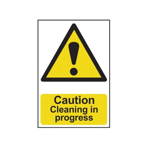 Scan Caution Cleaning In Progress - PVC 200 x 300mm