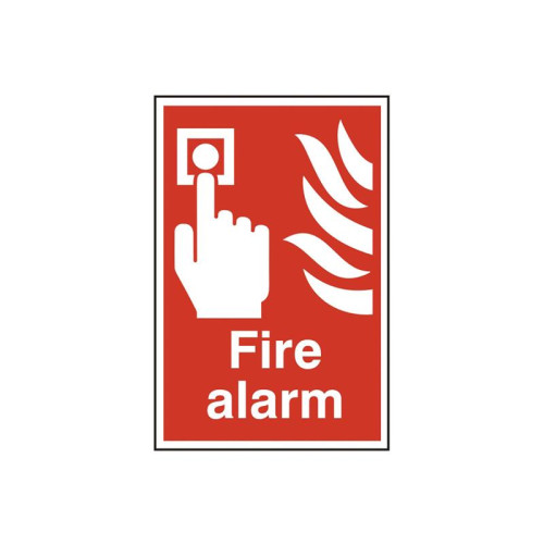 Scan Fire Alarm - PVC Sign 200 x 300mm