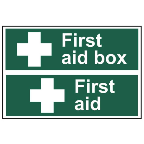 Scan First Aid Box / First Aid - PVC 300 x 200mm
