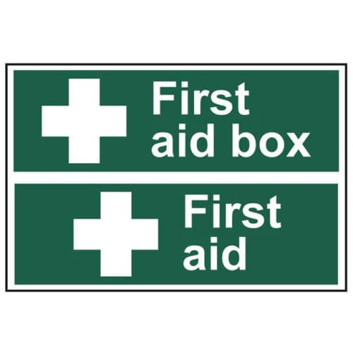 Scan First Aid Box / First Aid - PVC 300 x 200mm