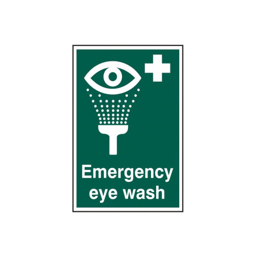 Scan Emergency Eye Wash - PVC Sign 200 x 300mm