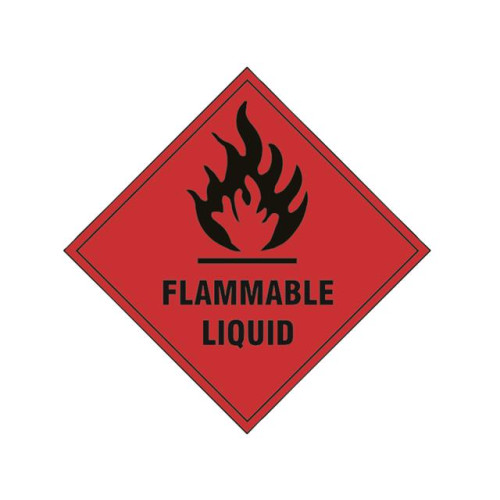Scan Flammable Liquid SAV - 100 x 100mm