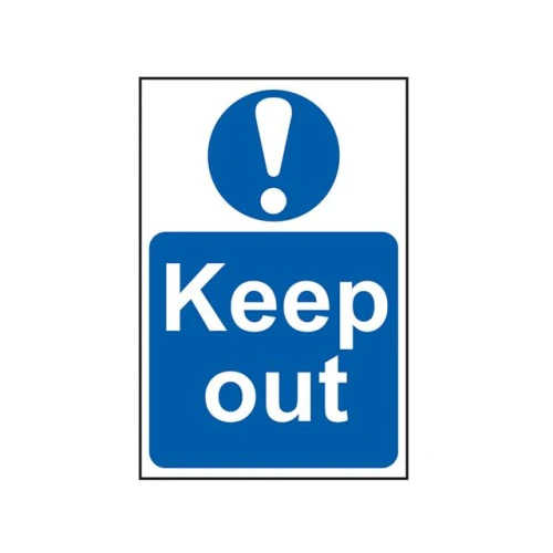 Scan Keep Out - PVC 400 x 600mm