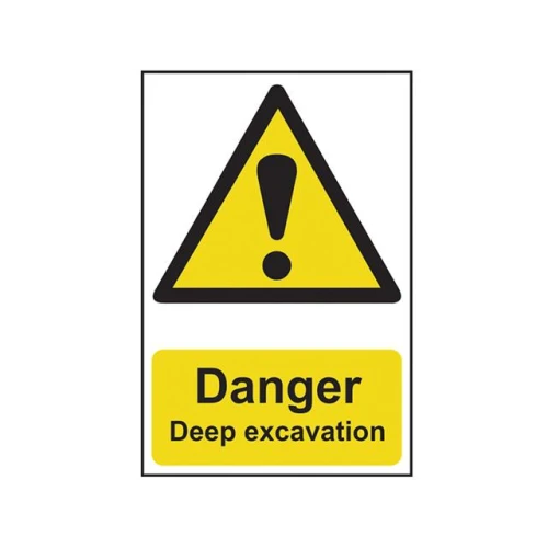 Scan Danger Deep Excavation - PVC 400 x 600mm