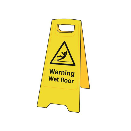 Scan Warning Wet Floor Heavy-Duty A Board