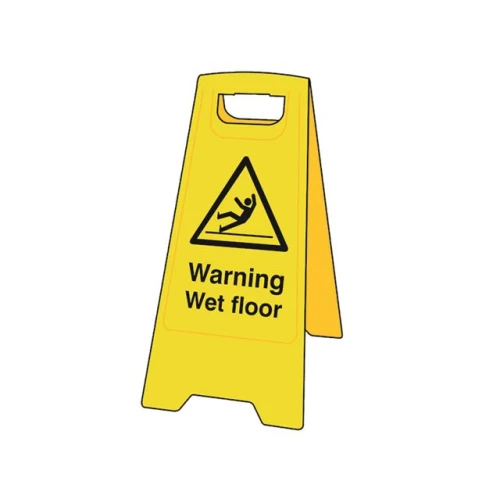 Scan Warning Wet Floor Heavy-Duty A Board