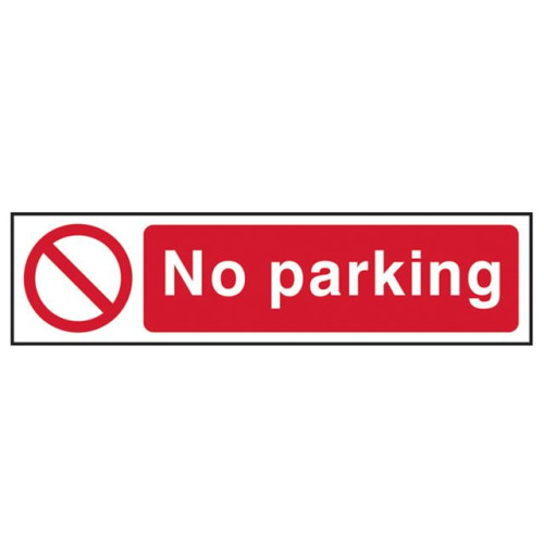 Scan No Parking - PVC 200 x 50mm