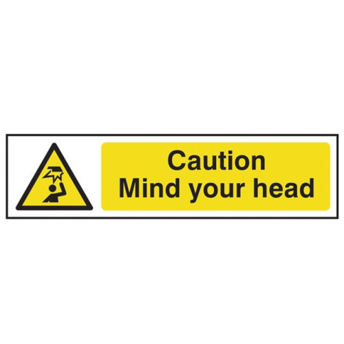 Scan Caution Mind Your Head - PVC 200 x 50mm